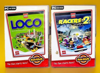 LEGO PC Spiele KONVOLUT Kinder Fun Club Gaming RESTPOSTEN LOK & LEGO Racers 2 3+