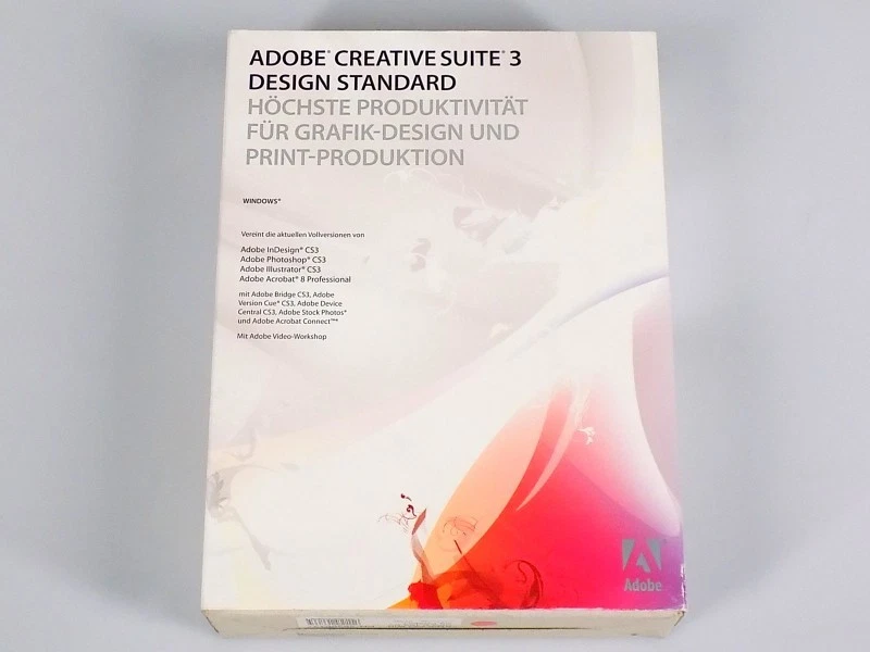 Adobe Creative Suite 3 Design Standard - Version UPGRADE Pour Mac OS - En Français - CS3