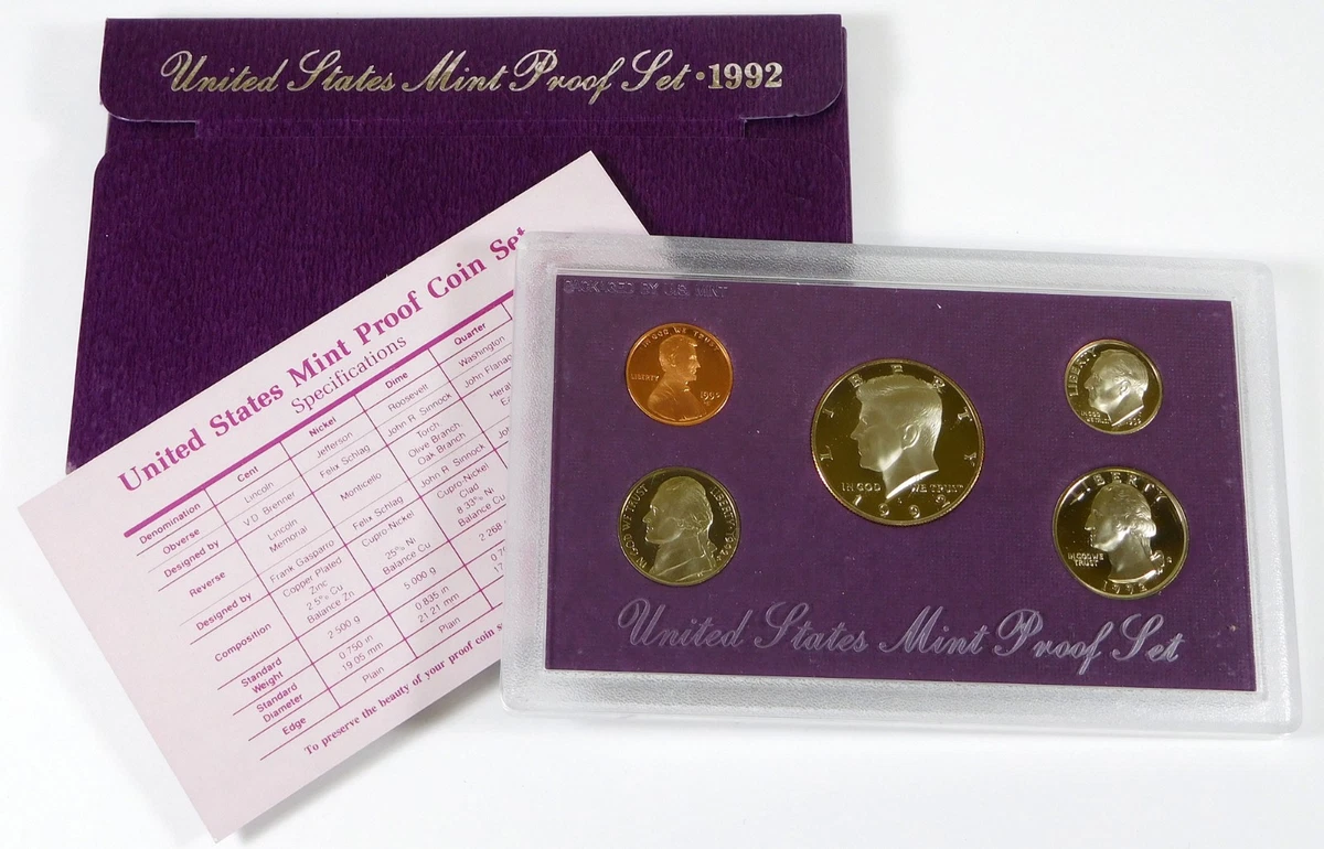 1992 US Coin Proof Sets for sale | eBay