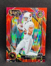 2024 Panini Select - Marvin Harrison Jr. RC Club Level Red Shock 208/249 #219