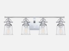 Quoizel Grant Bath 4 Light, Polished Chrome - GRT8604C