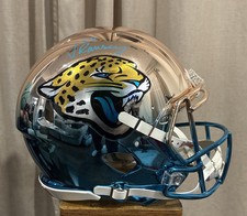 Rare JALEN RAMSEY Signed Full Size AUTHENTIC Riddell CHROME Jag Helmet Auto JSA