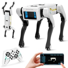 Interactive Smart Robot Dog Toy Voice Control 30 Actions STEM Pet App