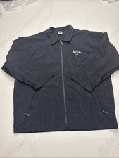 Vintage 90s Nike USA Windbreaker Jacket Script Logo Full Zip Large