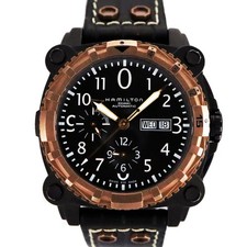 Hamilton Khaki Navy Below Zero H786260 48mm Stainless Steel Brown Dial #KN601