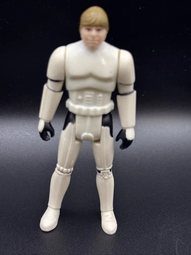 Vintage Star Wars Luke Skywalker Imperial Stormtrooper Outfit Last 17 1984 POTF