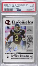 2020 Chronicles Draft Picks Signatures Red LeVante Bellamy PSA 9 MINT Auto 8d2