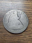 1858-O Seated Liberty Half Dollar 50c AG