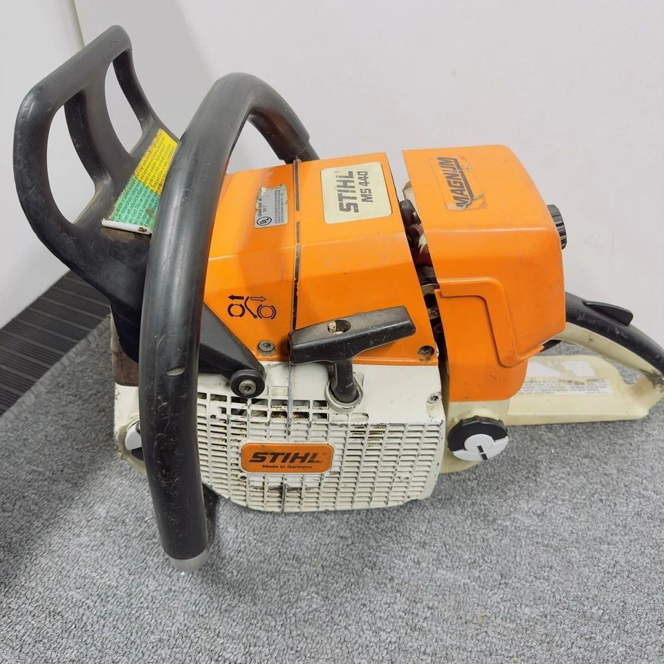 Stihl MS 440 Magnum Chainsaw Powerhead Only – Strong Runner, New OEM Carburetor - Image 2 of 4