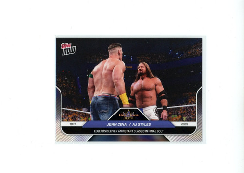 John Cena / AJ Styles #107 card