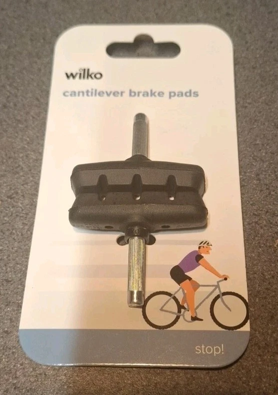 Pair Of Cantilever Bicycle Brake Pads Carded 55mm, 10 Pairs Available  - Image 4 of 4