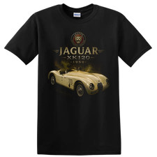 Jaguar XK120 1950 Vintage Classic Car T Shirt Roadster Collector Tee Gift Fans