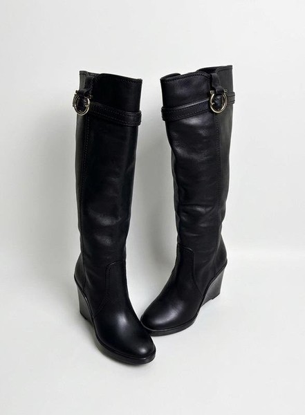 Women Salvatore Ferragamo Boots Black 38