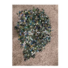 Estate sale: Mixed Lot of Marbles, Assorted Colors, over 10 lbs.
