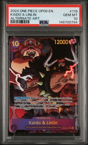 Kaido & Linlin (Parallel) graded PSA 10 for sale on eBay
