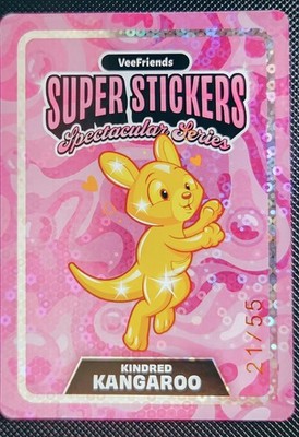 Veefriends Super Sticker Spectacular Series Kindred Kangaroo /55