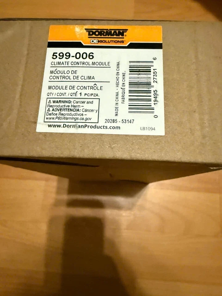 Módulo de control de clima de calefacción aire acondicionado Dorman 599-006 para camioneta GM SUV nuevo Foto 2 de 2