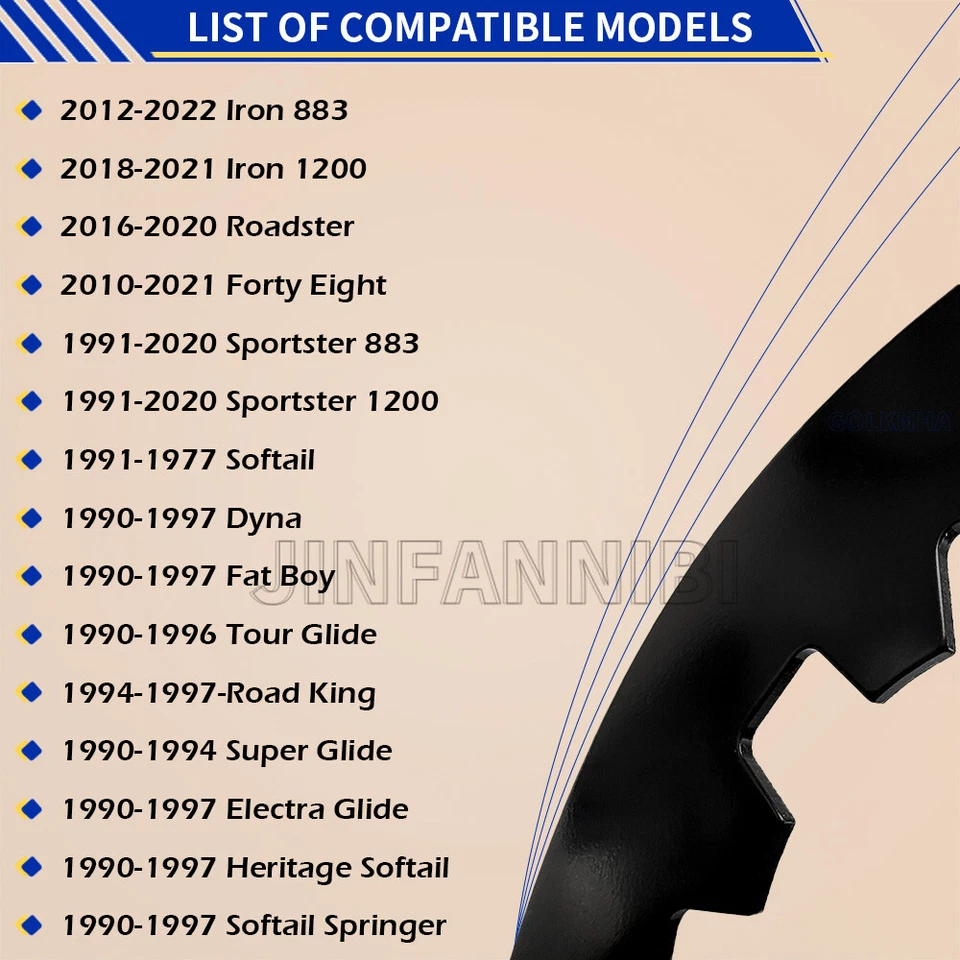 Clutch Diaphragm Spring for Harley-Davidson Sportster 883 1200 XLH/XL 1991-2020 - Image 4 of 4