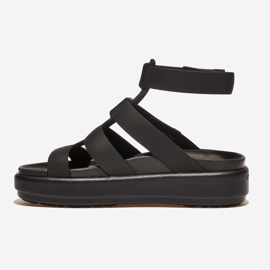 NEW CROCS BROOKLYN LUXE GLADIATOR CRS209557 BLACK | eBay