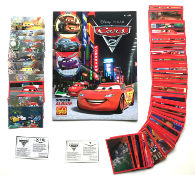 Cars 2 (2011) Leeralbum + kompletter Stickersatz , Panini ,RAR