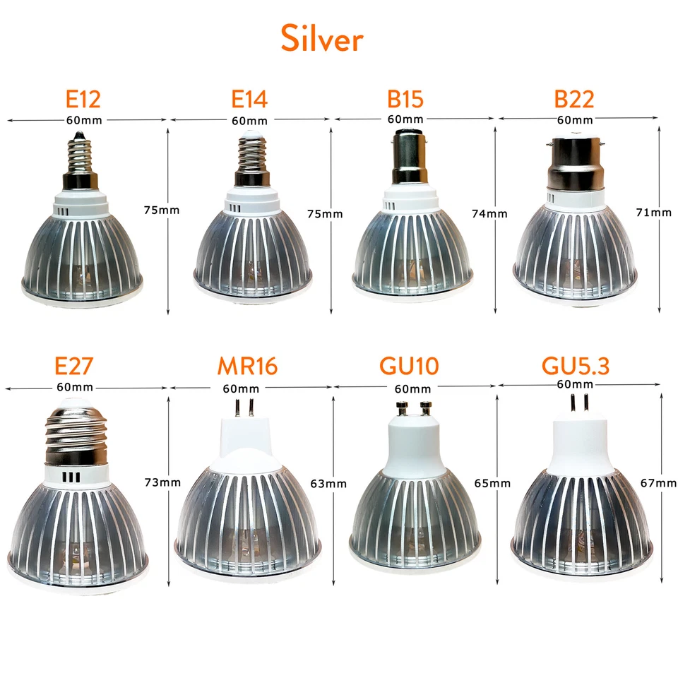 10W Dimmable LED COB Spotlight Bulbs GU10 MR16 B22 220V 12V 24V Bright Lamps AU - Image 3 of 4