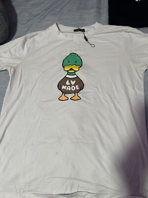 Louis Vuitton Virgil Abloh Nigo Made Intarsia Knit Duck Crewneck