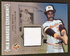 2002 Topps Gold Label Jersey Class 3 Eddie Murray ACR-EM1 Titanium VERY Rare