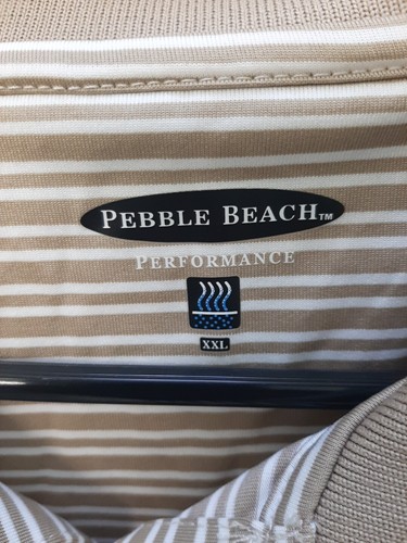 Pebble Beach Performance Short Sleeve Golf Shirt XXL Brand New W/Tags NWT - Picture 5 of 7