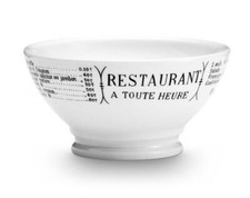 PILLIVUYT FRANCE, BRASSERIE, 5.5" PORCELAIN COFFEE / CEREAL BOWL S ,13 OZ, NEW