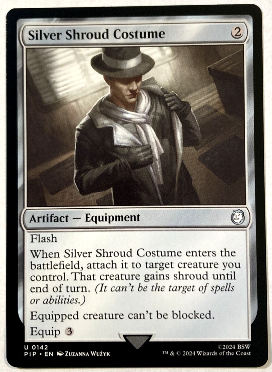 MTG Silver Shroud Costume Universes Beyond: Fallout 0142 NM | eBay