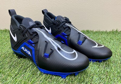 Nike Alpha Menace Pro 3 Black Royal Football Cleats CT6649  display picture 3