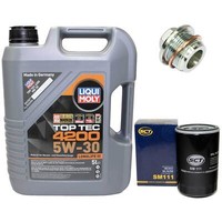 MotoröL Set 5W-30 5 Liter + ÖLfilter + Schraube FüR Audi A8 A6 80 100 VW Golf