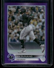 2022 Topps Chrome Update #USC192 Joe Dunand Purple Refractor