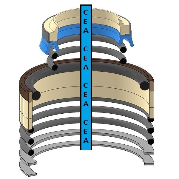 1429192 Hydraulic Cylinder Seal Kit Fits Caterpillar 236 246 248