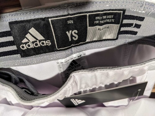 Adidas Youth Boys "Press Coverage" Football Pants Size XL White $45 MSRP - Picture 7 of 8