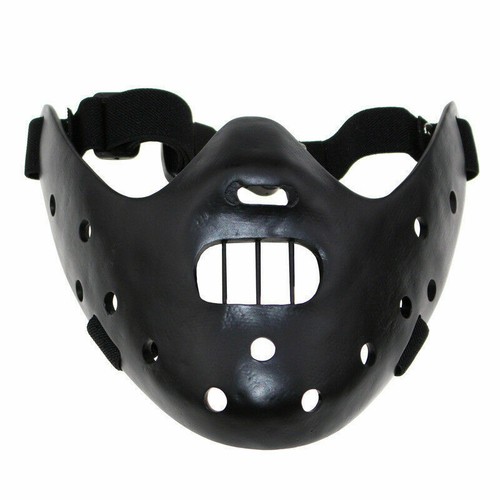 Movie Silence of the Lambs Hannibal Lecter Resin Mask Cosplay Halloween Costume - Picture 12 of 14