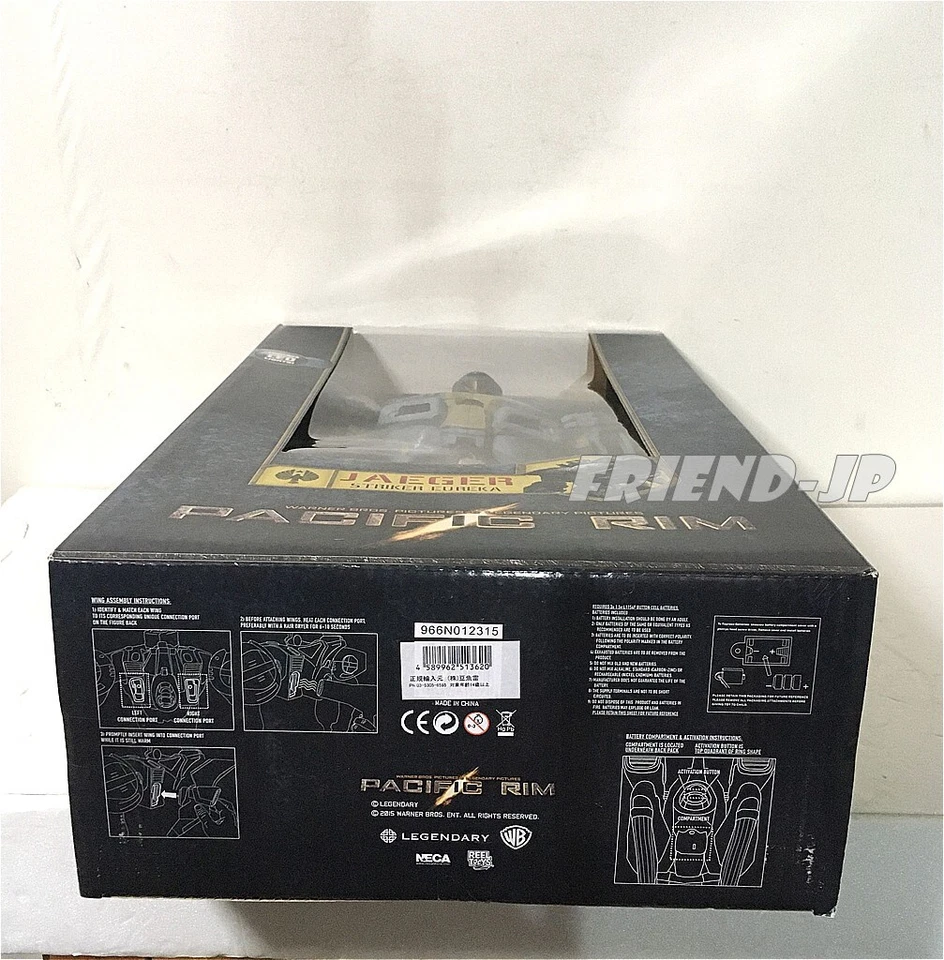 Figura NECA 18" Escala PACIFIC RIM JAEGER STRIKER EUREKA con Luces LED NUEVA EN CAJA Foto 3 de 4