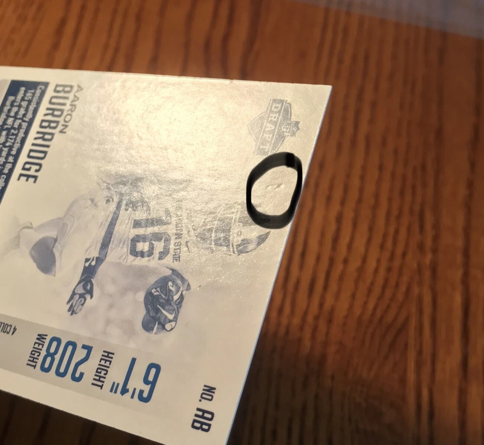 2016 Prestige Rookie Autographs Xtra Points Red Aaron Burbridge #AB - Image 3 of 3