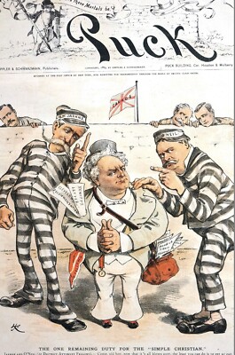 District Attorney Fellows A Simple Christian 1889 JAEHNE O'NEIL PRISONERS Puck