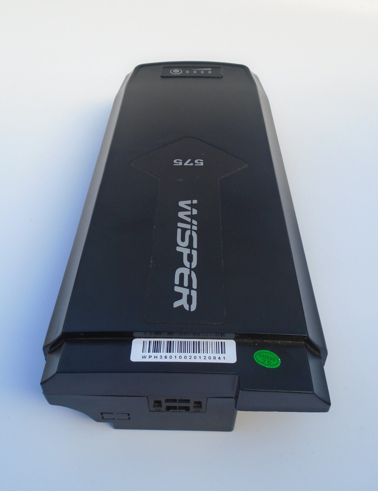 Wisper EBike Rack Battery 575wh NO CHARGER INCLUDED eBay