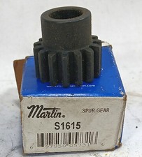 1 NEW MARTIN S1615 3/8 BORE 15 TOOTH SPUR GEAR NIB MAKE OFFER