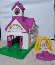 Vintage 1993 Lyons Group BARNEY Barney's School House Play Set