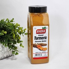 Badia Turmeric Root Ground Turmeric Powder Curcuma Molida en Polvo 16 oz Bottle