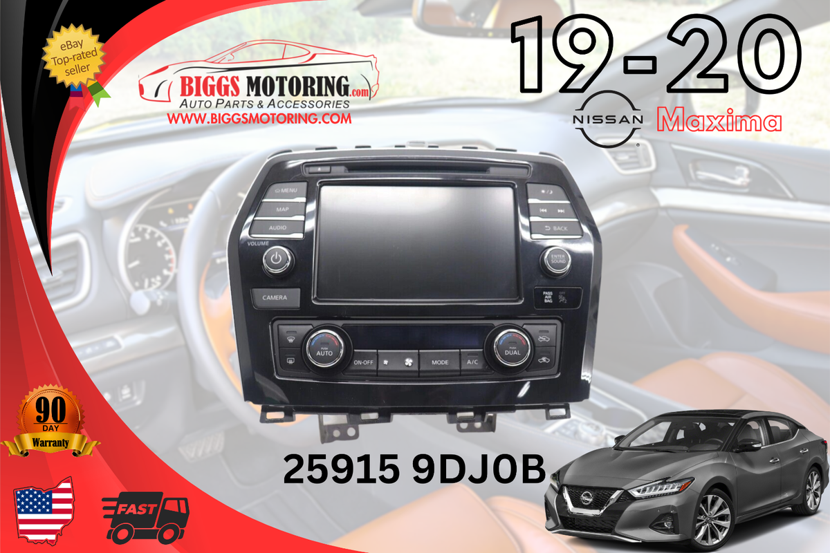 2019-2020 Nissan Maxima Navigation Radio Cd Player Display Screen