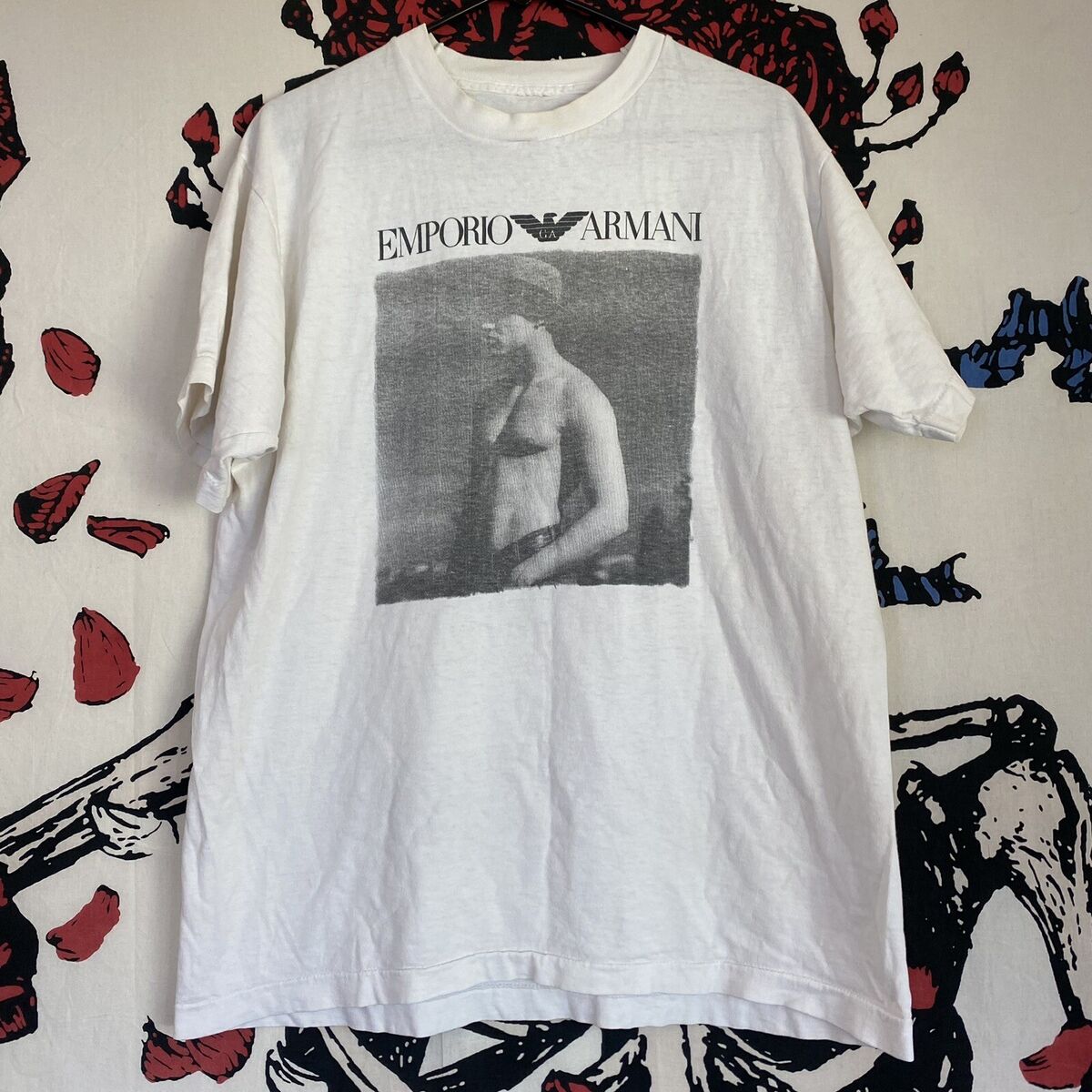 VTG 1989 Emporio Armani Norman Watson Shirt Model Single VTG 1989 Emporio Armani Norman Watson Shirt Model Single
