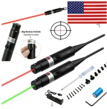 Green/Red Laser Bore Sight kit .22 to .50 Caliber BoreSighter for Rifles