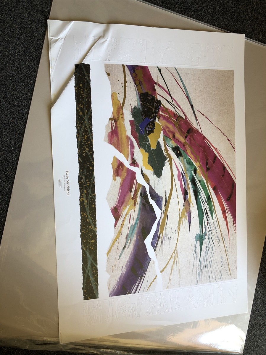 Steve Strickland 1993 “Crystal Rhythm II” Devon Editions 36”x24