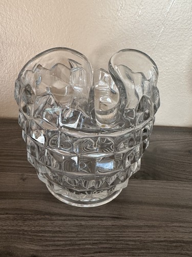 VINTAGE FOSTORIA AMERICAN PITCHER FTD 5 1/2" HIGH BY 6" WIDE EXC COND - Picture 3 of 5