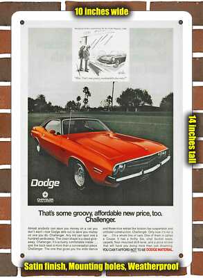 Metal Sign - 1971 Dodge Challenger- 10x14 inches