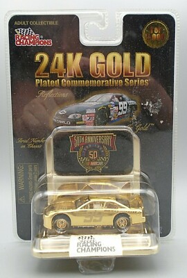 NASCAR 50th Anniversary 24K Gold Plated #99 Die-Cast Monte Carlo Race
